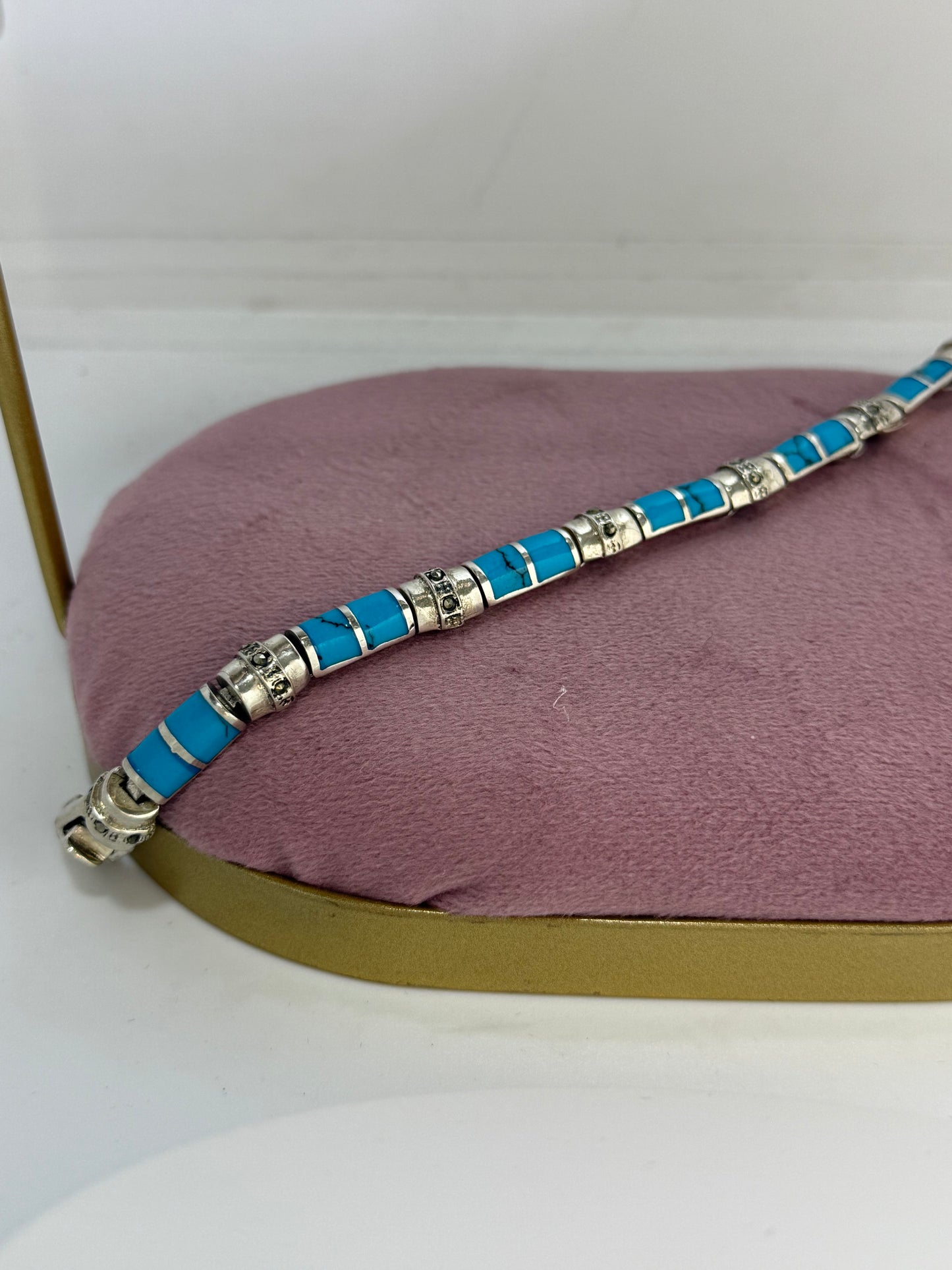 Bracciale in argento 925 turchese