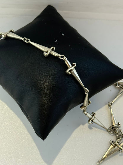 Collana in argento 925 spade