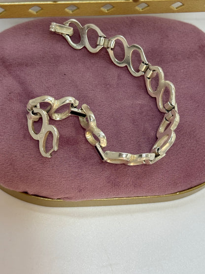 Bracciale in argento 925 smaltato verde