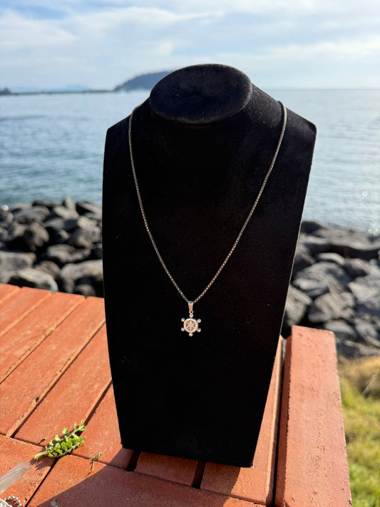 Collana in argento 925 timone