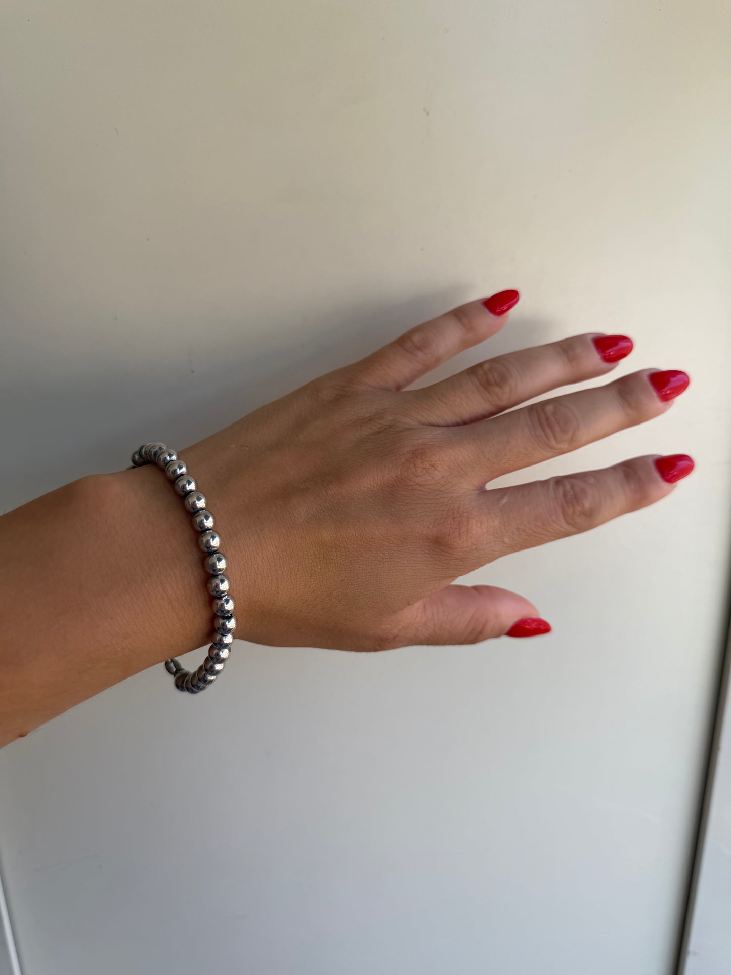 Bracciale in Argento 925 Sfere Medie – Classico Senza Tempo