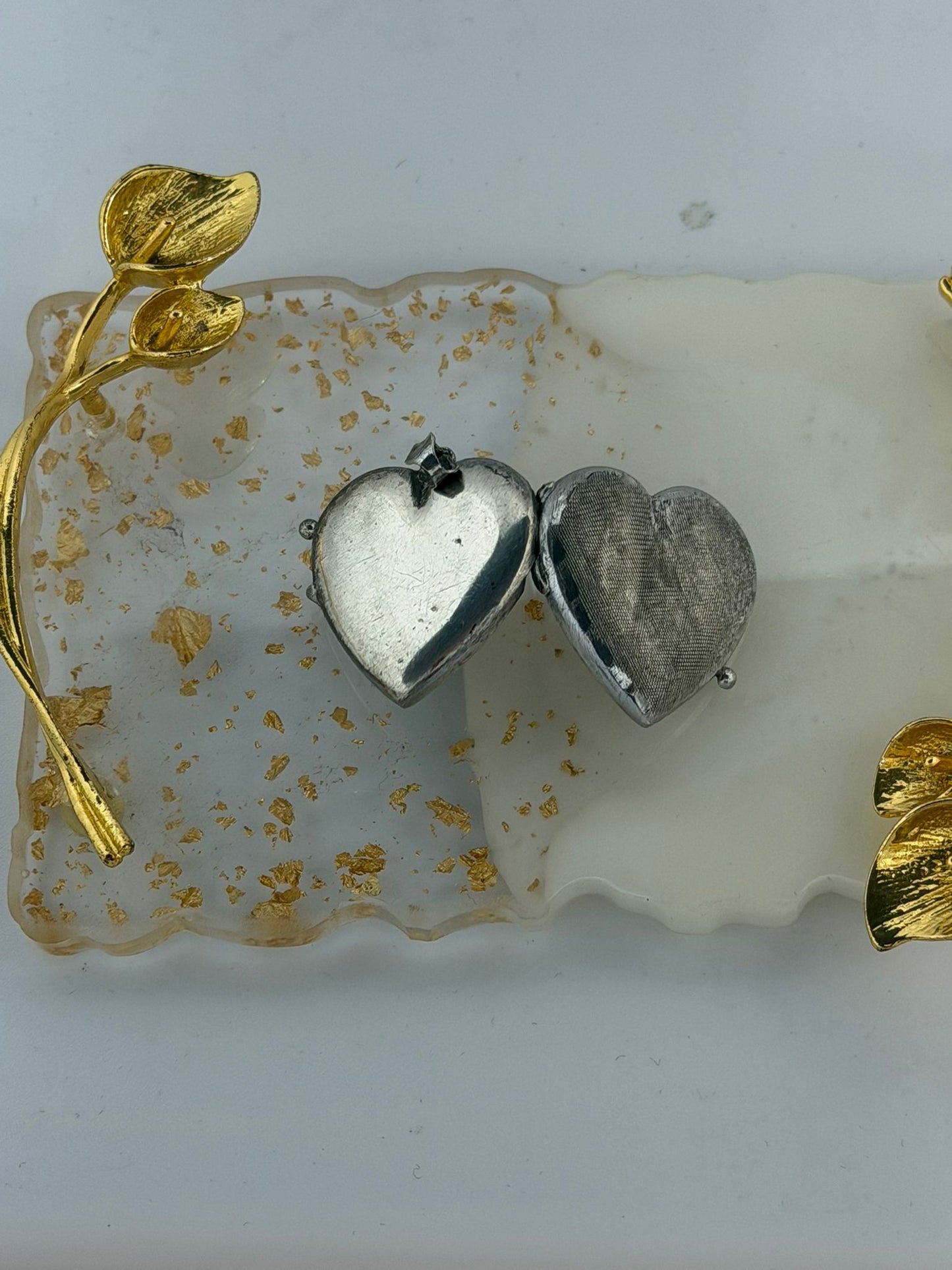 Collana in argento 925 con cuore portafoto