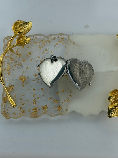 Collana in argento 925 con cuore portafoto