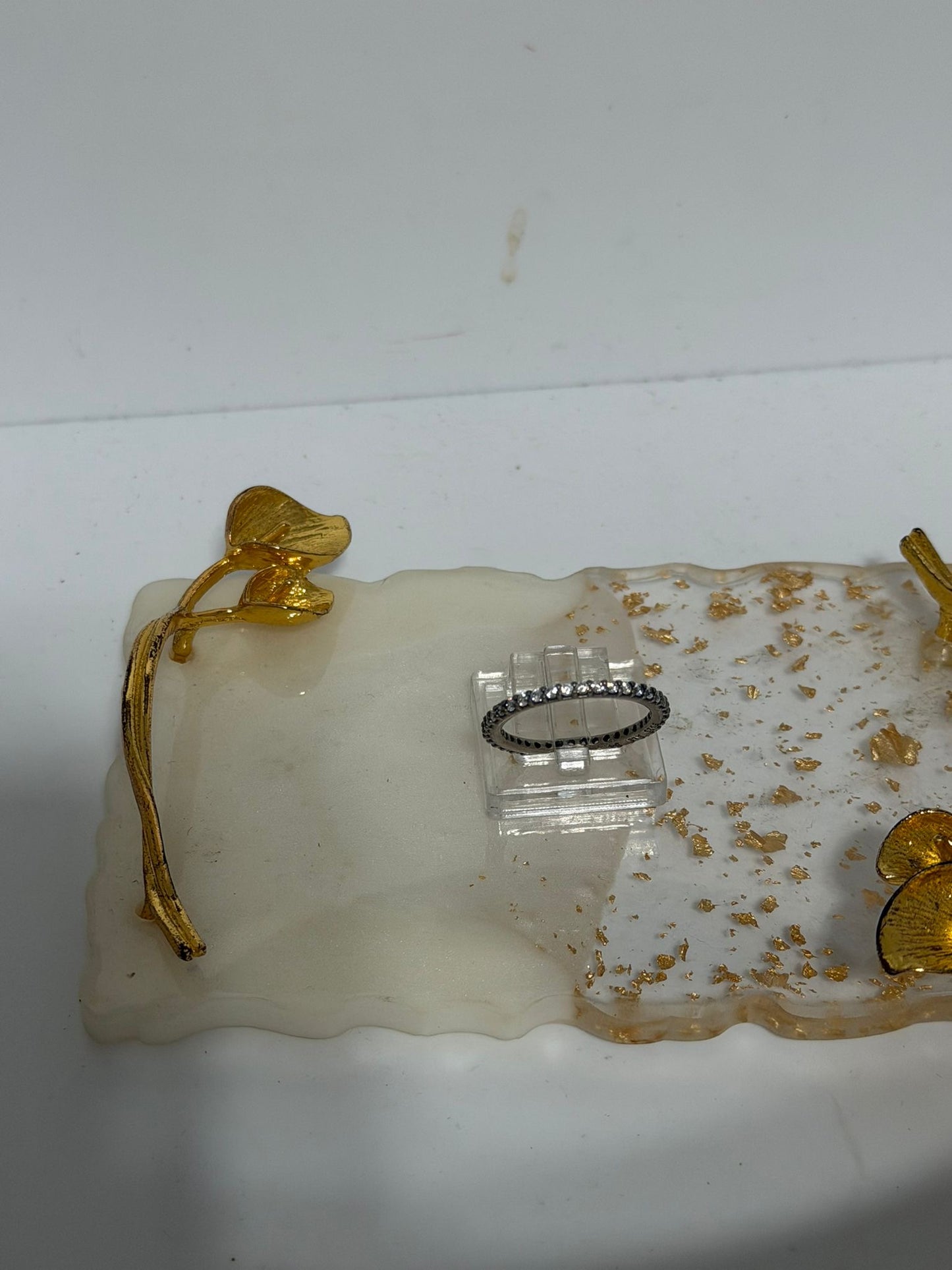 Anello Veretta con Pietre Bianche in Argento 925 — Misura 15