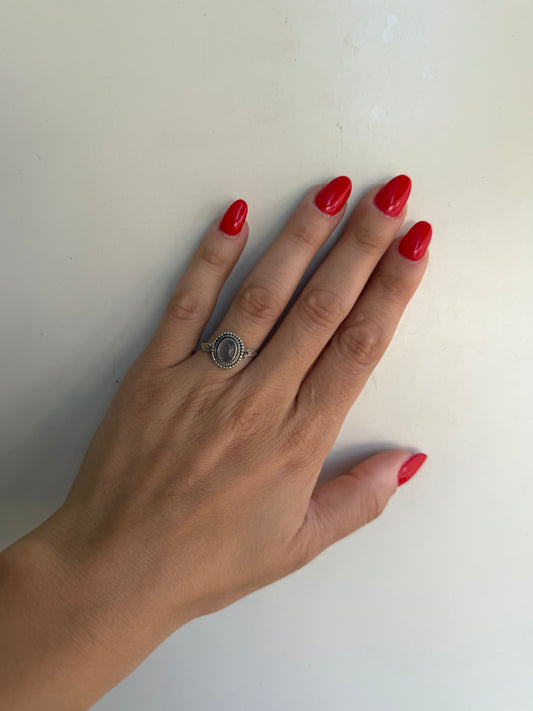 Anello in Argento 925 con Quarzo Rosa – Pietra dell’Amore e della Tenerezza