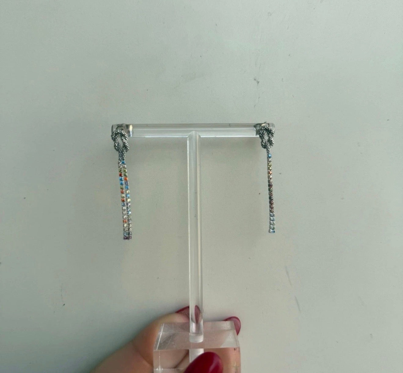 Orecchini nodo in argento 925