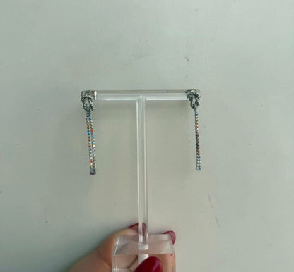 Orecchini nodo in argento 925