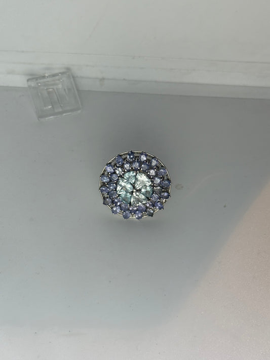 Anello in argento 925 floreale