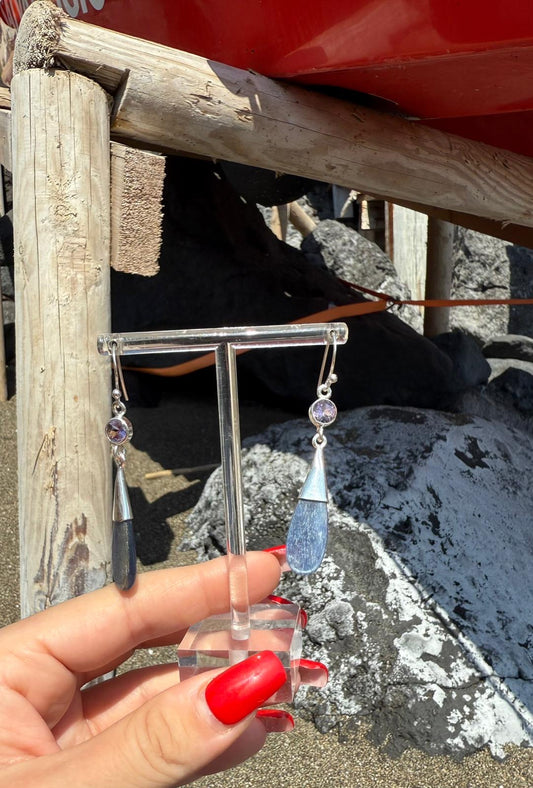 Orecchini in argento 925 agata