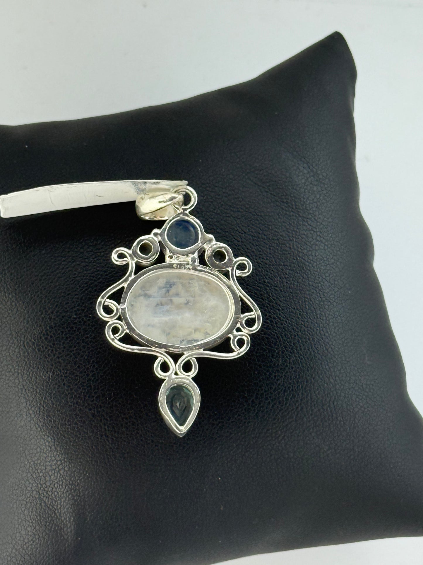 Collana in argento 925 ciondolo rainbowi