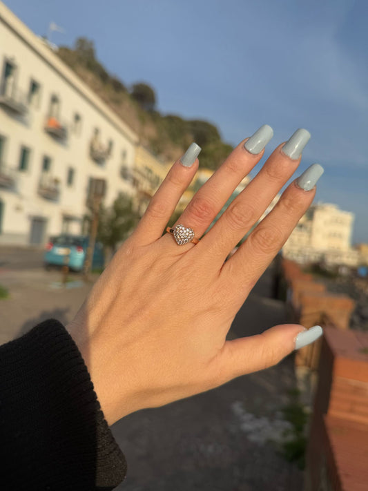 Anello in argento 925 cuore