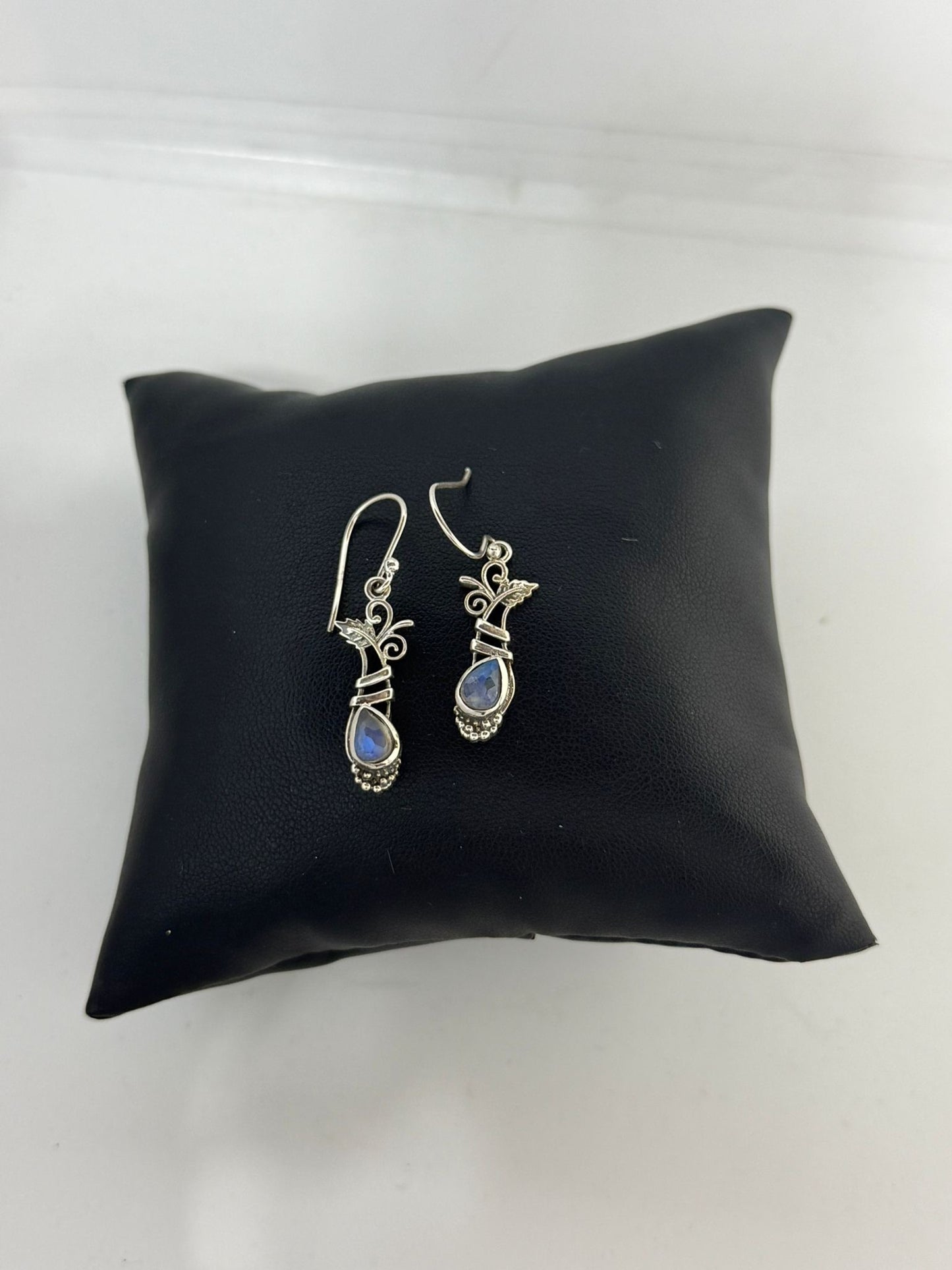 Orecchini Argento 925 Pietra di Luna | Pezzo Unico Vintage Magico