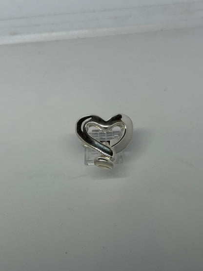 Anello cuore bombato in argento 925