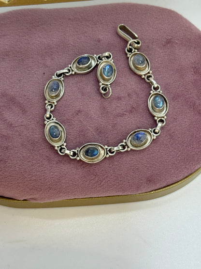Bracciale in argento 925 pietre di luna