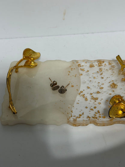 Orecchini al Lobo Punti Luce con Zirconi Bianchi in Argento 925