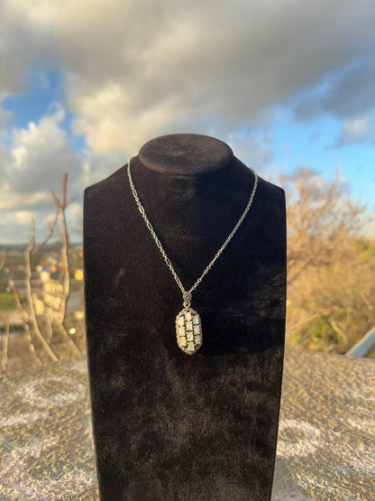 Collana in argento 925 madreperla