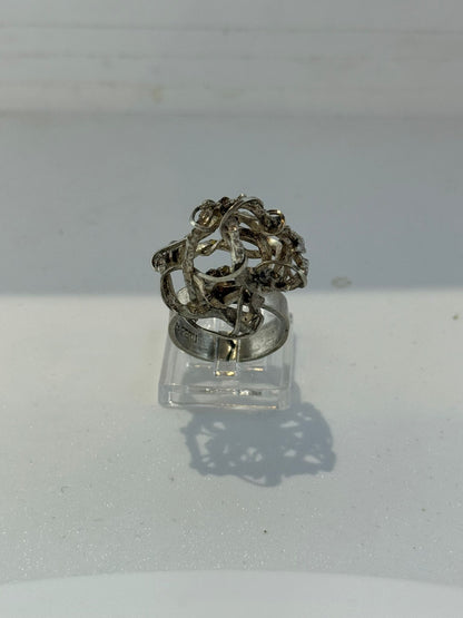 Anello Artigianale Originale dal Perù Argento 925 – Regolabile | Pezzo Unico
