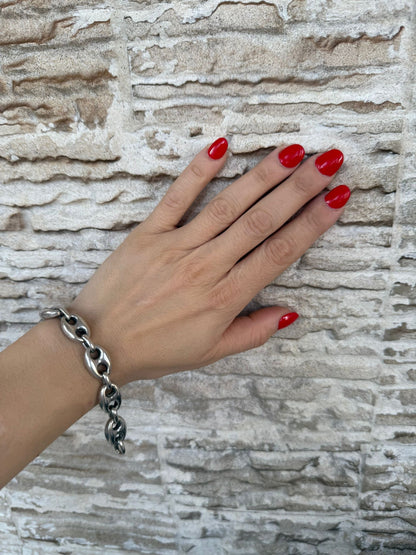 Bracciale maglia marinaia in argento 925