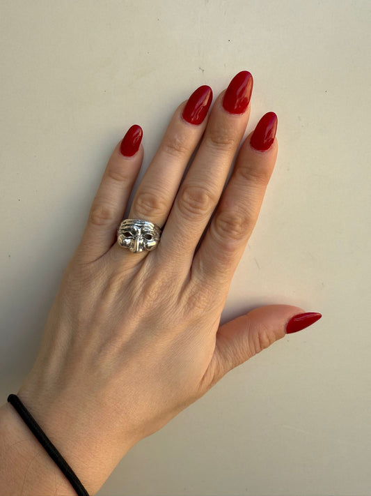 Anello pulcinella in argento 925