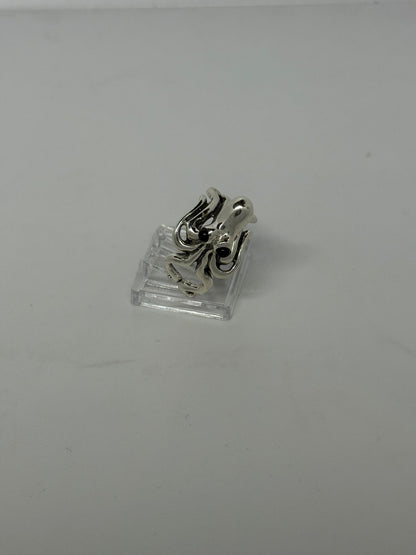 Anello polipo in argento 925