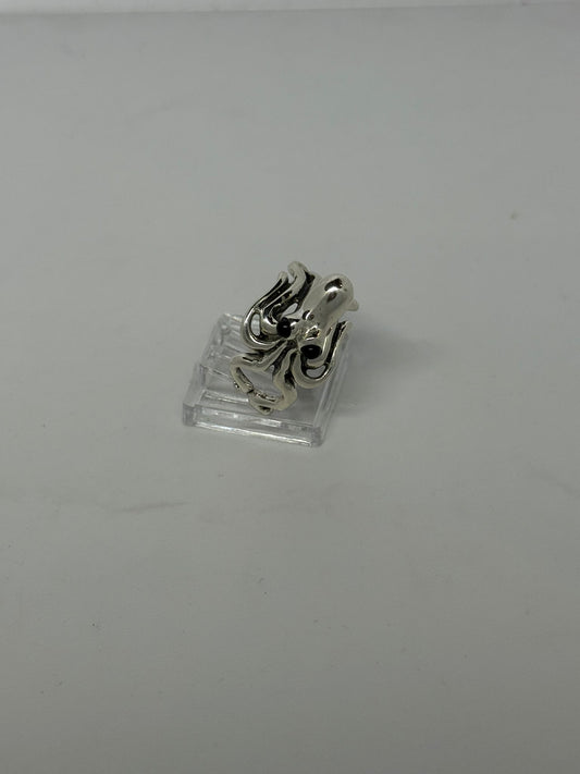 Anello polipo in argento 925