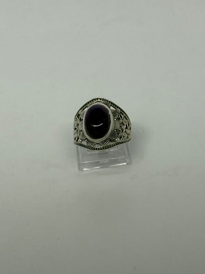 Anello in argento 925 ametista viola