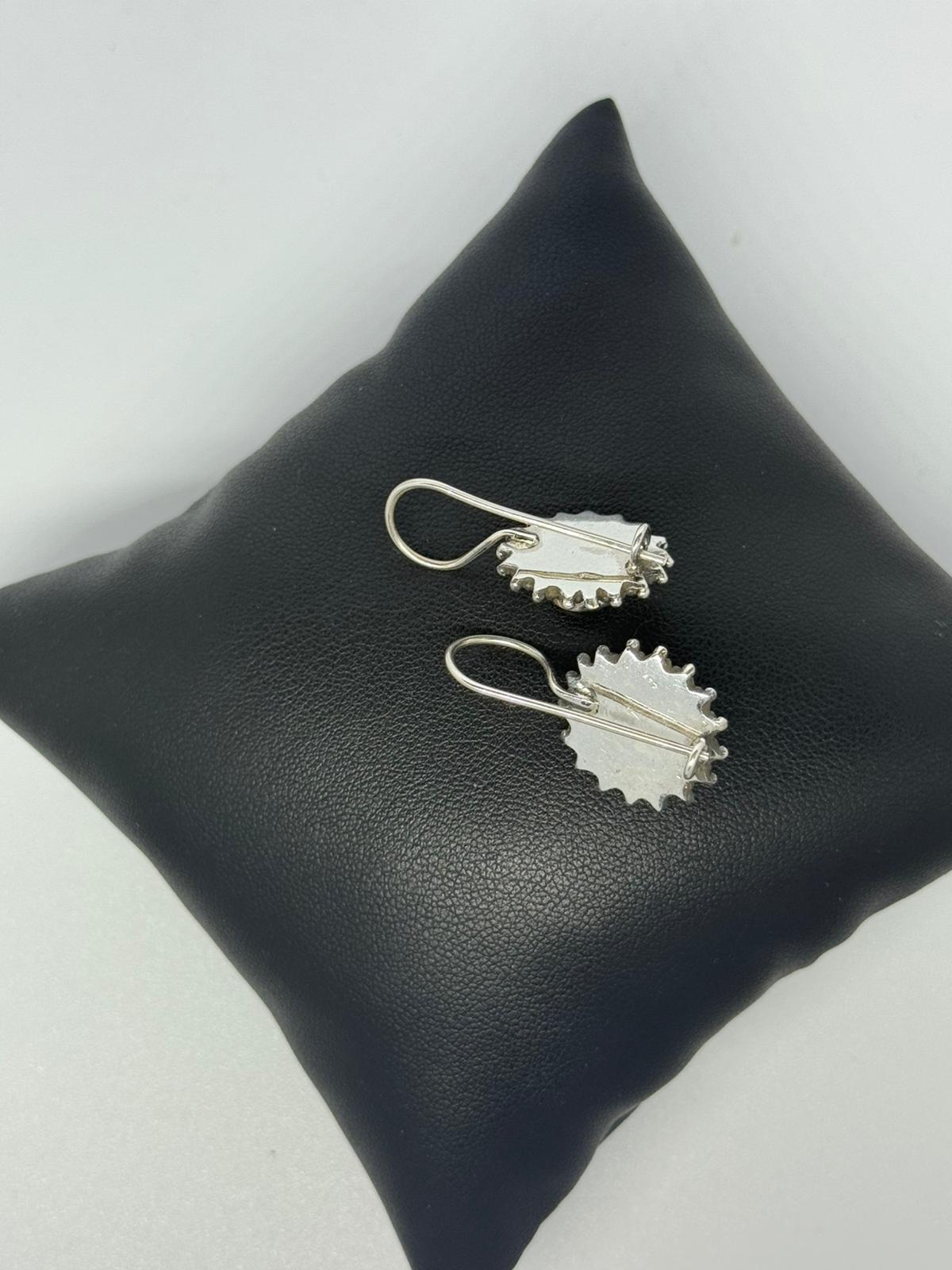 Orecchini in argento 925 onice nero