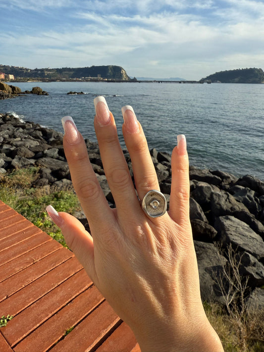 Anello in argento 800