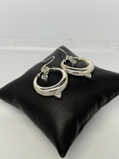 Orecchini acquamarina in argento 925
