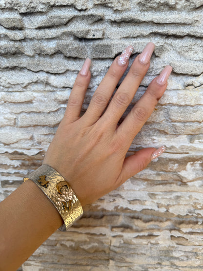 Bracciale in argento 925 cane,luna e farfalla