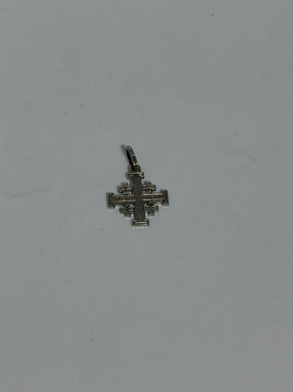 Collana in Argento 925 Croce di Gerusalemme – Simbolo di Fede