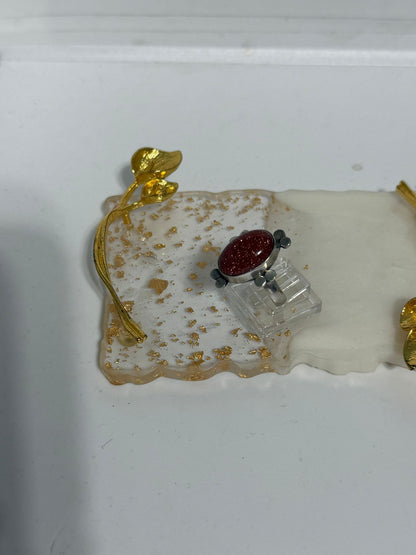 Anello in argento 925 con pietra del sole – Gioiello artigianale italiano