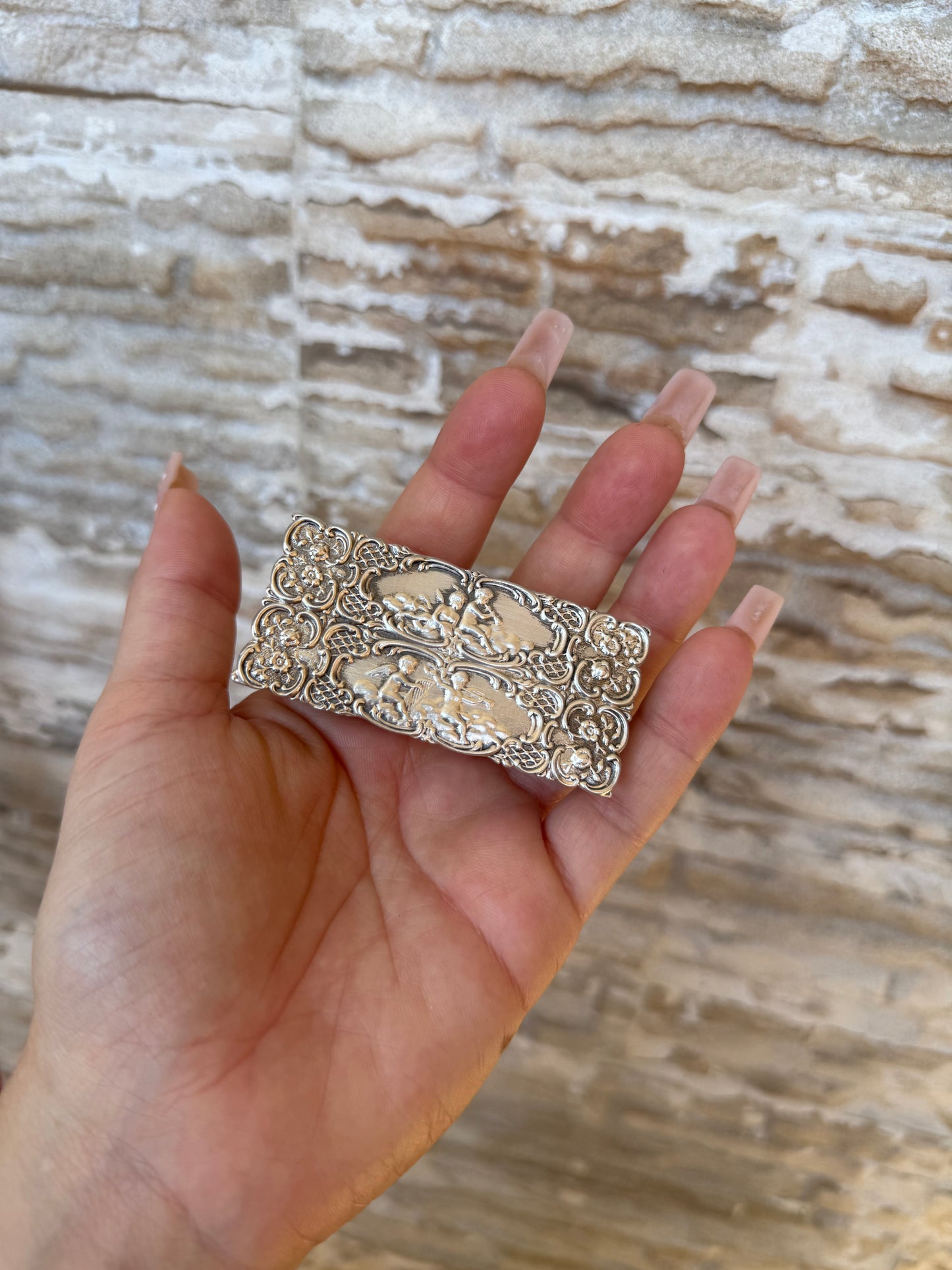 Scatolina angeli in argento 925