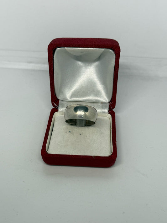 Anello fascia tonda in argento 925