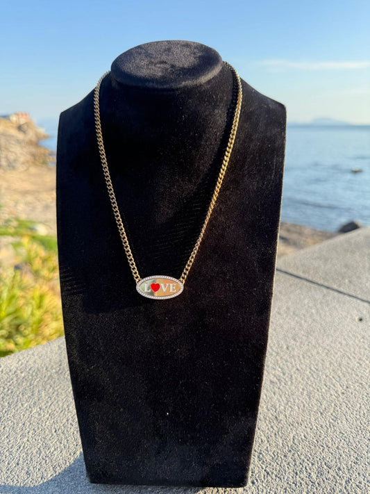 Collana in argento 925 Love