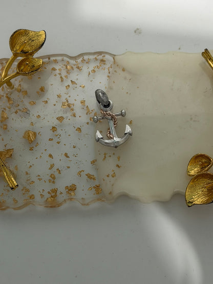 Collana in Argento 925 con Ancora e Nodo – Pezzo Unico Artigianale