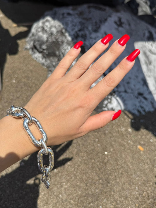 Bracciale catena in argento 925