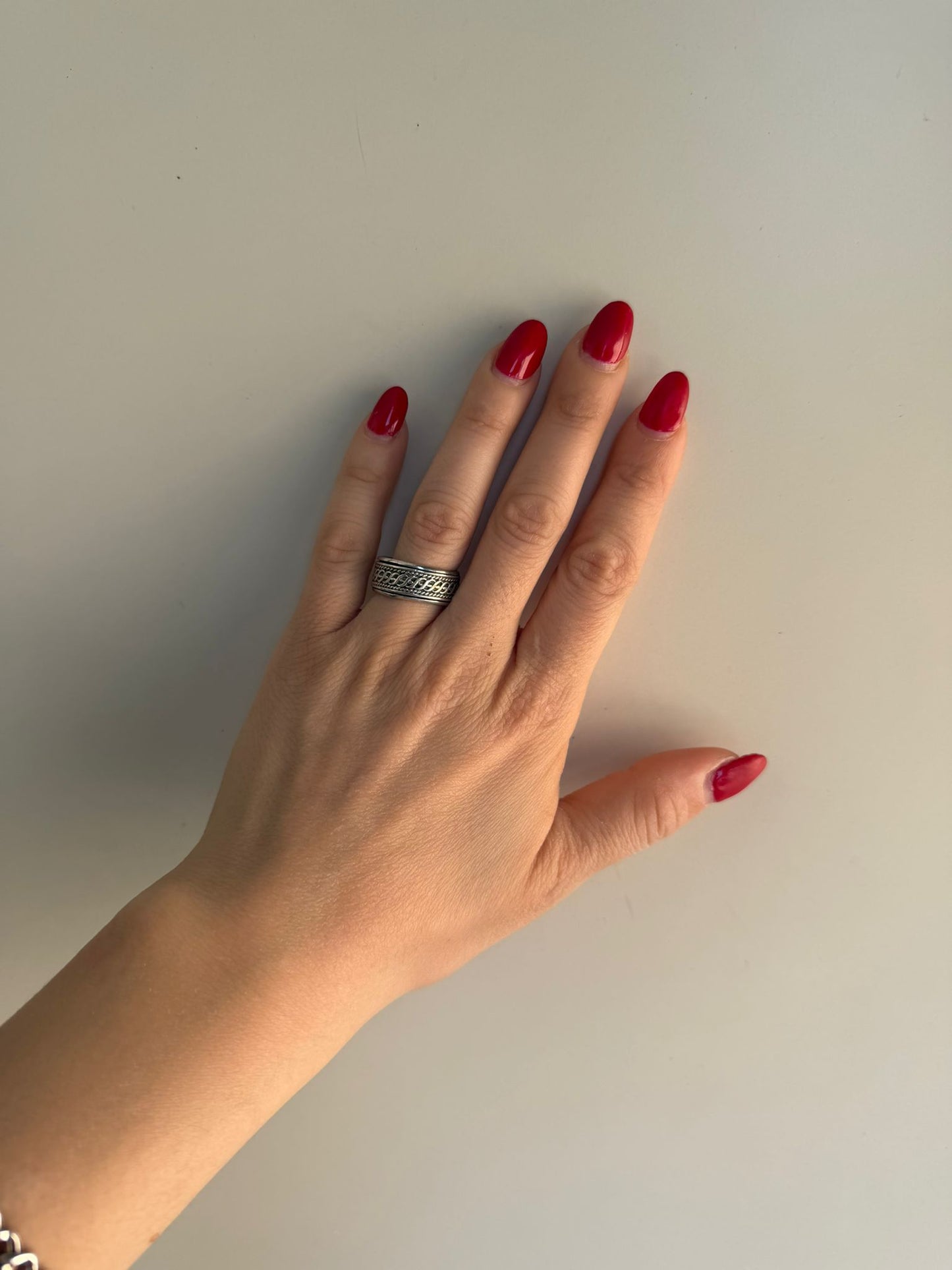 Anello Fascia Giro in Argento 925 | Minimalismo Artigianale