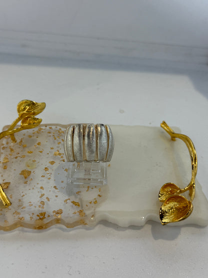 Anello fascia doppia larga in argento 925