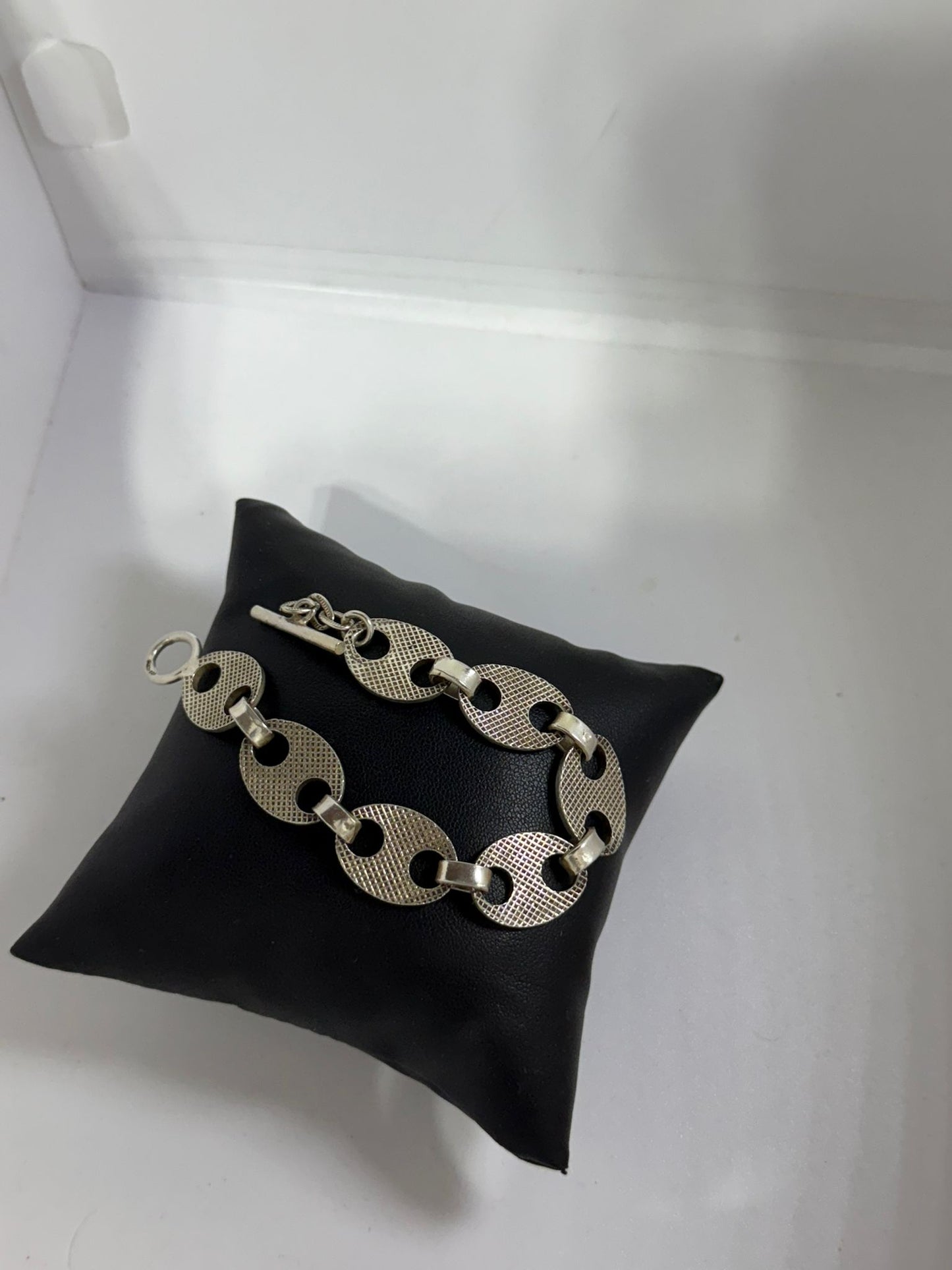 Bracciale in argento 800 maglia marinaia