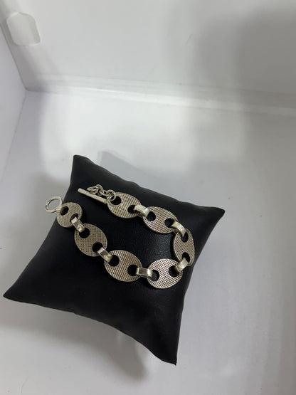 Bracciale in argento 800 maglia marinaia