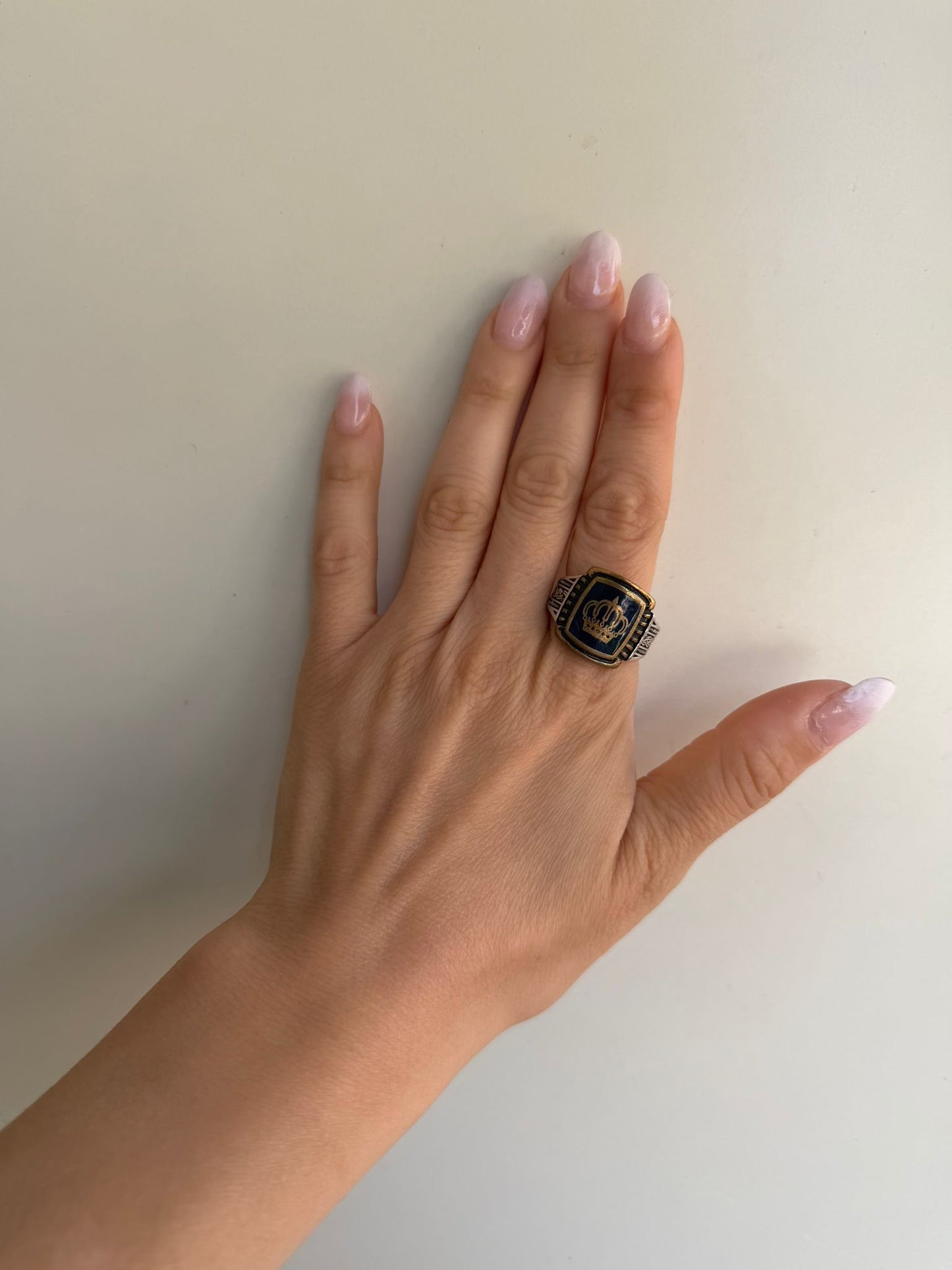 Anello corona in argento 925