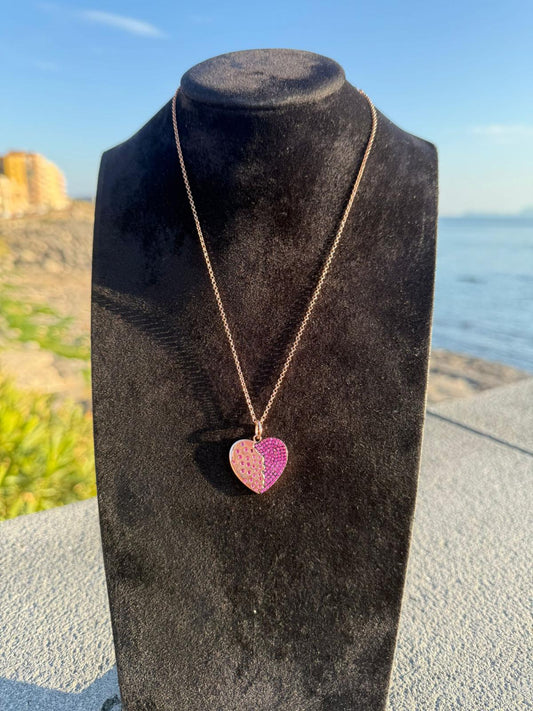 Collana in argento 925 cuore