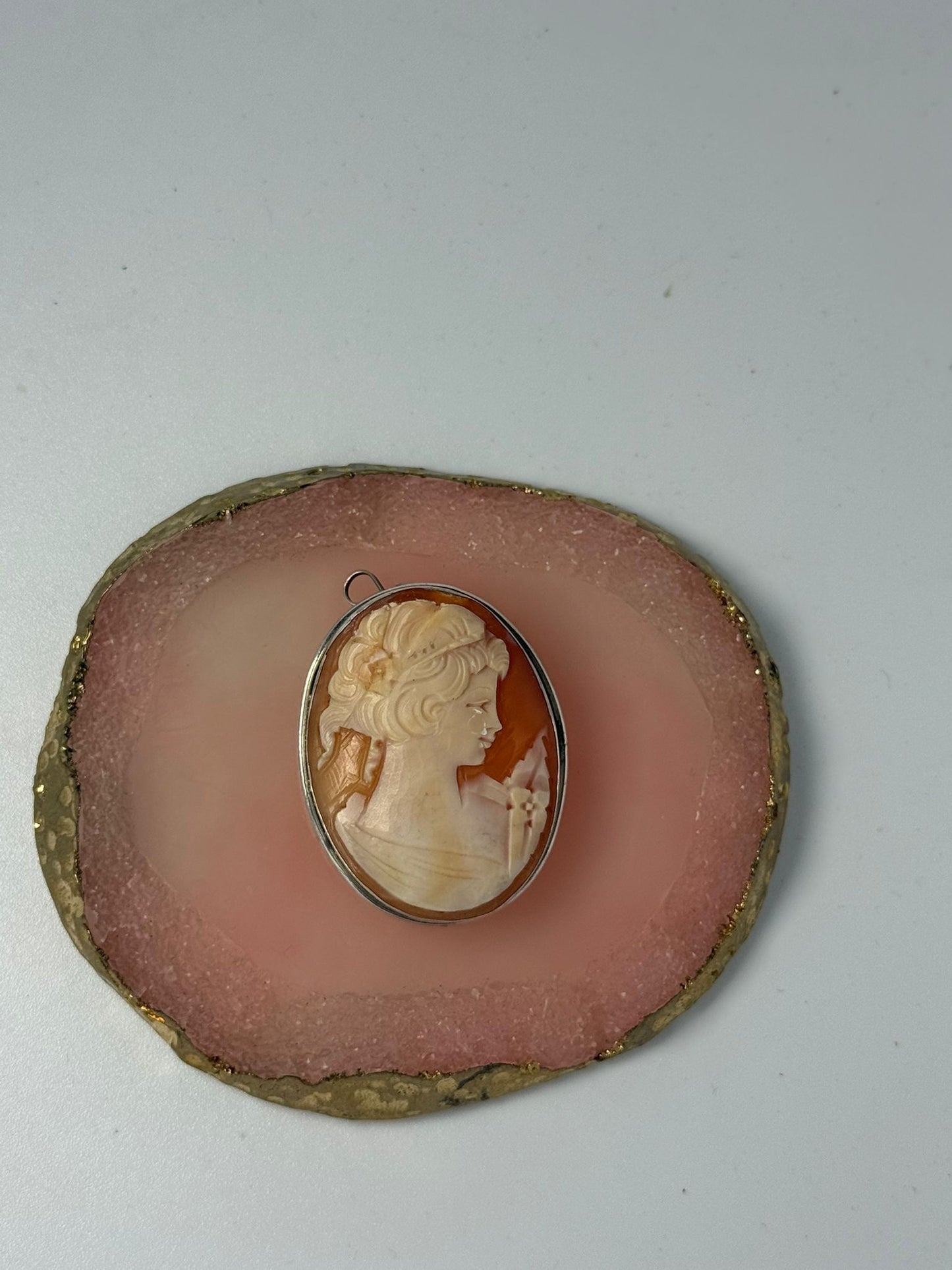 Collana in argento 925 cammeo