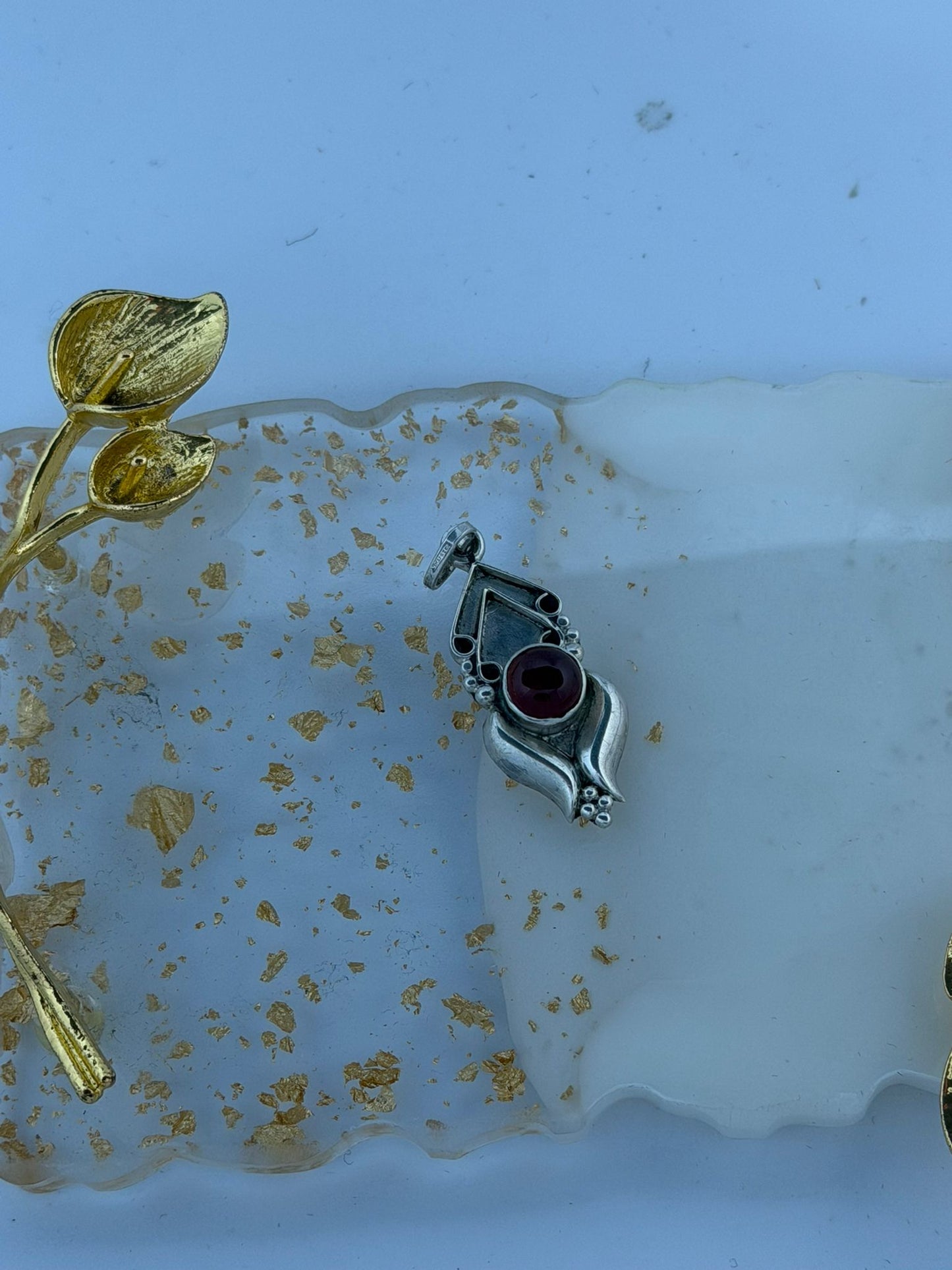 Collana in argento 925 con pietra corniola