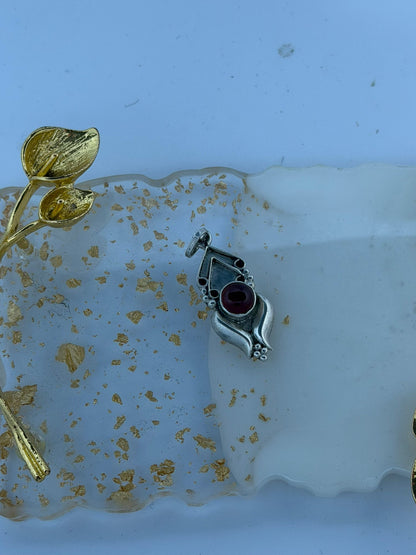 Collana in argento 925 con pietra corniola