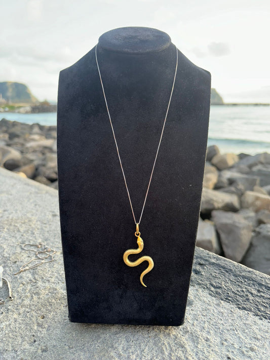 Collana in argento 925 serpente