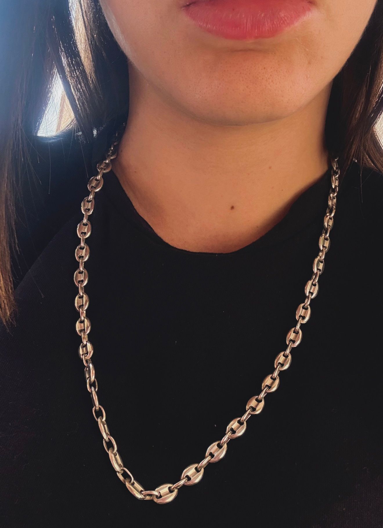 Collana in argento 925 maglia marinaia