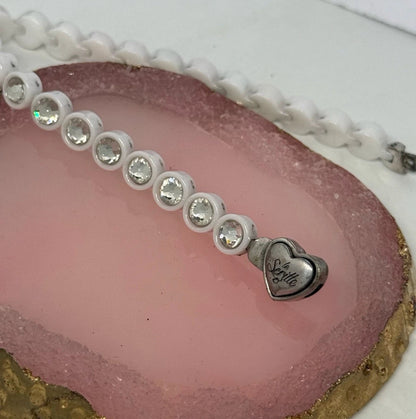 Bracciale tennis in argento 925