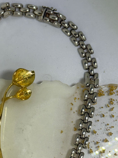 Collana in argento 925 arte decó